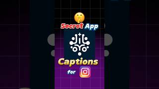 Ai Captions Generator for Instagram ✅ shorts tech instagram [upl. by Sonnie]