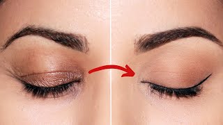 Makeup Tricks That Hide WRINKLES on Eyelids [upl. by Enneicul252]