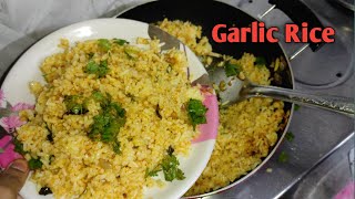 Garlic rice in 5mint Belluli Chitranna lassun chawal  south style Chitranna by Samina [upl. by Aikahc]