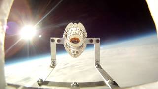 Geek Squad sends Agents badge to the stratosphere aboard Icarus I [upl. by Ayetal]