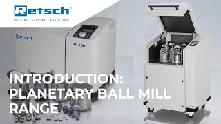 Planetary Ball Mill Range RETSCH planetaryballmill laboratoryinstruments [upl. by Ellirpa399]