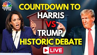 US Presidential Debate 2024 LIVE Donald Trump vs Kamala Harris Debate  US Elections 2024  N18G [upl. by Notyal96]