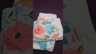 Double bed 5pcs bedsheets set from meesho shorts youtubeshorts meesho pranjalrajput [upl. by Yanahc]