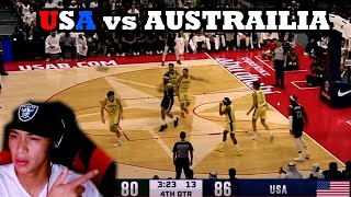 USA vs Australia GAME 2  Boofy Reacts [upl. by Nyl336]