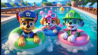 Paw Patrol Ultimate Rescue  SKYE and ROCKYs Summer Vacation  Very Funny Story  Rainbow 3 [upl. by Alemaj]