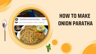 onion paratha😋💯trending foodvideo viralvideo [upl. by Emery]