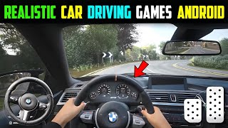 Top 5 Realistic Car Driving Games For Android l Best car driving games on android [upl. by Aysan]