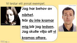 sfigunilla Hur löser vi konflikter Kurs C Tema Kärlek och relationer [upl. by Fabe]