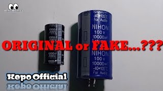 How to disassamble the ORIGINAL and FAKE capacitors [upl. by Wieren192]