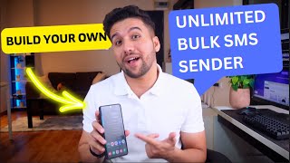 How To Send Unlimited Bulk SMS Using YOUR NUMBER New Method [upl. by Fanchette]