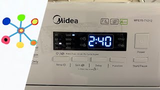 👚👔🧦🧤👉Midea MFE75 T1212 washing machine mosógép A [upl. by Dorothea]