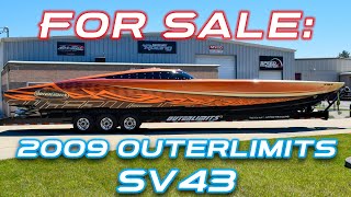 ACM FOR SALE 2009 Outerlimits SV43 quotKahunaquot [upl. by Charisse339]