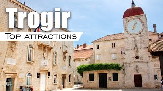 Historic city of Trogir in Croatia  OLD TOWN main attractions [upl. by Lennie480]