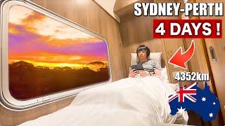 🇦🇺Riding Australias Most Luxurious Sleeper Train from Sydney to Adelaide  The Indian Pacific [upl. by Yecaj678]