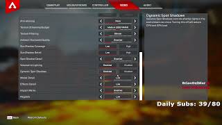 Faide NEW Apex Legends Settings [upl. by Adnih]