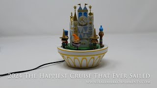 2024 The Happiest Cruise That Ever Sailed Hallmark Ornament [upl. by Ajat]