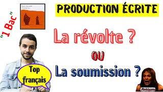 Production écrite 1bac  la révolte [upl. by Nerret]