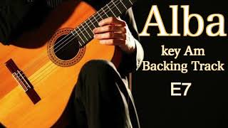 Spanish Flamenco Guitar Backing Track in A Alba With Chords [upl. by Bee]