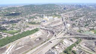 Survol du projet Turcot – juillet 2016 [upl. by Eilyk]