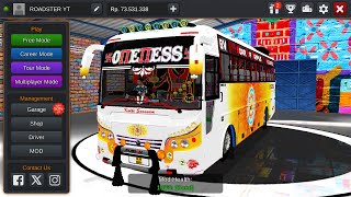 ZEDONE ONENESS LEO LIVERY  NON COLOR CODE KERALA TOURIST BUS  live oneness [upl. by Emarej]