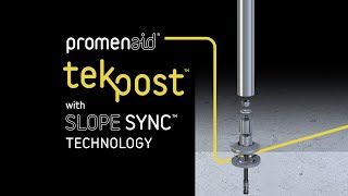 Tekpost™ from Promenaid® for Free Standing Handrail and Guardrail Installations construction [upl. by Mosnar522]