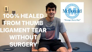 Testimonial Dry Needling Heals Thumb Ligament Tear with No Surgery [upl. by Modesty]