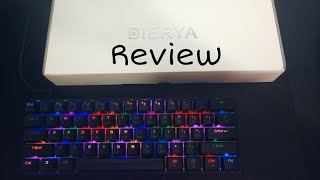 Dierya DK61e Review 60 Mechanical Keyboard [upl. by Bodnar940]