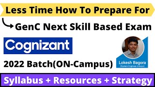 How To Prepare for Cognizant GenC NEXT Exam Resources  Strategy  How to Prepare in Less time [upl. by Petty]