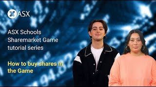 How to buy shares  ASX Schools Sharemarket Game [upl. by Xxam]