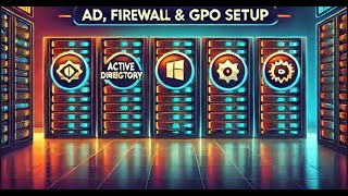 Cómo Instalar Windows Server Configuración de AD Firewall y GPO [upl. by Daeriam]