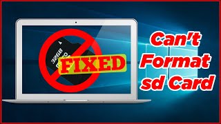 SOLVED Cant Format SD Card 100 Working [upl. by Konstanze]