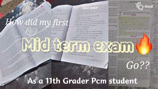 How did my first mid term exam go  studyvlog exams [upl. by Uok]