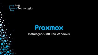 Instalando virtIO Windows Proxmox [upl. by Mercuri]