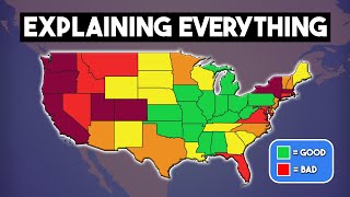 The USA Explained in 30 Maps [upl. by Carree]