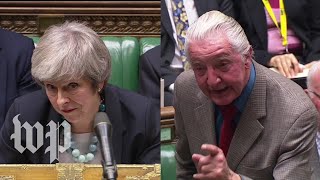 ‘A stunning display of pathetic cowardice’ Theresa May’s rough day in Parliament [upl. by Reid441]