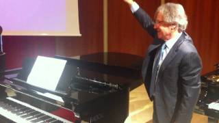 Paolo Fazioli demonstrates new optional slowclose lid on Fazioli F228 Silver Piano [upl. by Diba627]