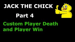 NESmaker 459 Tutorial Unofficial Jack the Chick Part 4  Custom Player Death and Player Win [upl. by Rorrys]