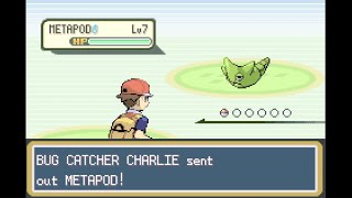 Lv 100 Metapod vs Bug Catcher Charlie Pokémon FireRed [upl. by Zuleika]