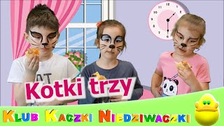 Piosenki dla dzieci Kotki trzy  Klub Kaczki Niedziwaczki [upl. by Anemolif]