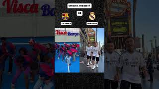 VISCA BARÇA Vs HALA MADRID shorts dance music halamadrid viscabarça laliga [upl. by Nichols619]