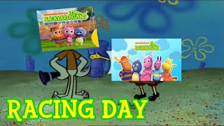 SpongeBob Wrong Notes  Backyardigans Racing Day [upl. by Narbig]