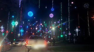 Girvin road holiday lights 2021  Jacksonville Florida [upl. by Harima45]