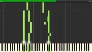 Pokemon X amp Y  Coumarine City Theme Piano Arrangement Synthesia [upl. by Atcliffe]