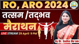 ROARO Hindi  तत्सम तद्भव  Hindi Important Questions  UPPSC RO ARO 2023  By Dr Sudha Maam [upl. by Analle218]