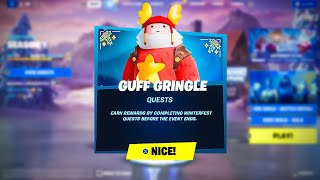 How To Get GUFF GRINGLE FREE on CONSOLE Fortnite Winterfest 2022 [upl. by Inimod]