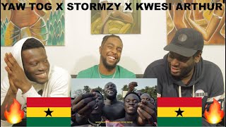 Yaw Tog Stormzy amp Kwesi Arthur  Sore Remix Official Video REACTION [upl. by Zola]