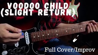 Voodoo Child Slight Return  Jimi HendrixSRV Full CoverImprov [upl. by Rikahs700]