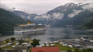 Geiranger fjord live Geiranger Fjord Norway [upl. by Laurin952]