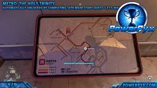 Dying Light 2  All Metro Station Locations Tube Map Trophy  Achievement Guide [upl. by Arenahs]