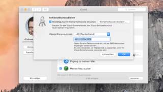 OS X Anleitung iCloudSicherheitscode und Telefonnummer ändern [upl. by Idram]